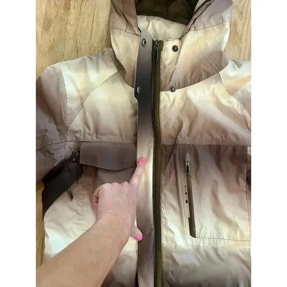 Women's Columbia Interchange Winter Jacket Coat Brown + White, Small, Titanium - Picture 3 of 9